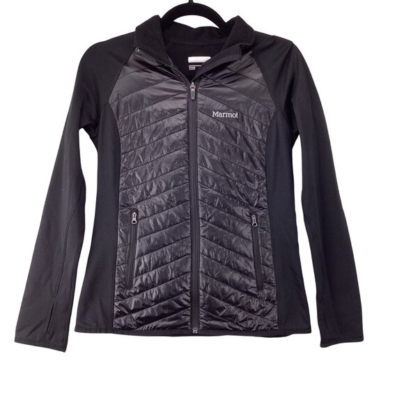 Marmot Womens Jacket Coat Size Small Black Variant Active Quilted Active Outdoor - Picture 2 of 12